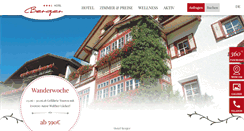 Desktop Screenshot of hotelberger.it